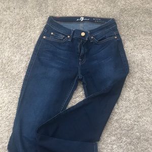 Mid rise skinny jeans